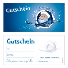 Gutschein-214 (50 Stück) Weihnachten neutral