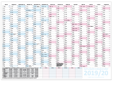 XXL Schuljahreskalender 2019-20