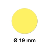 Papier Klebepunkt Ø 19 mm - Gelb